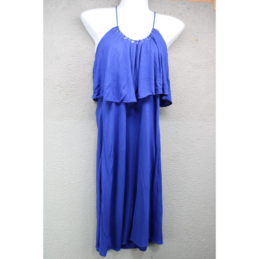 Vintage American Eagle Outfitters Halter Style Mini Dress-Medium-Y2K-Minimalist